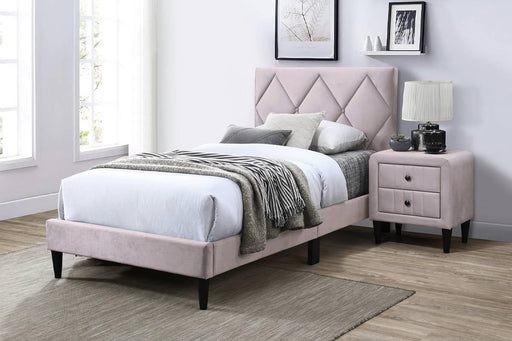 Liihcc Twin Bed in Light Pink - Visions in Furniture (La Mirada, CA)