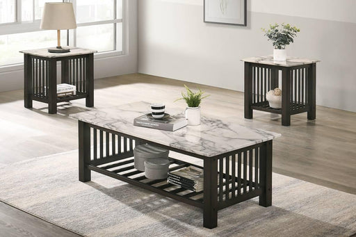 Liihct End Table in Antique Walnut - Visions in Furniture (La Mirada, CA)