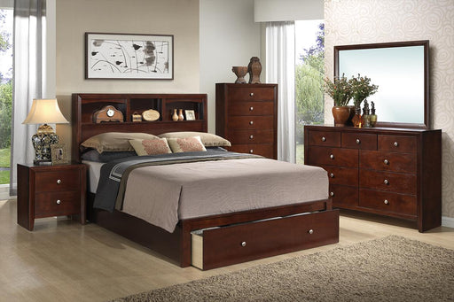Liihfd Mirror 45" X 35"H in Brown Cherry - Visions in Furniture (La Mirada, CA)