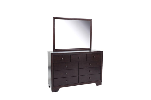 Liihfd Mirror in Dark Merlot - Visions in Furniture (La Mirada, CA)
