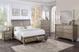 Mcraft Easter King Bed in Antique Silver - Visions in Furniture (La Mirada, CA)