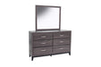 Liihfd Mirror in Foil Grey - Visions in Furniture (La Mirada, CA)