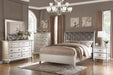 Mcraft Queen Bed/Silver Finish in Silver - Visions in Furniture (La Mirada, CA)
