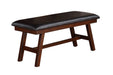 Sfvnco Dining Bench in Walnut - Visions in Furniture (La Mirada, CA)