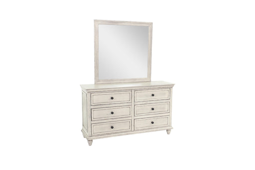 Vfvnco Mirror in Antique White - Visions in Furniture (La Mirada, CA)