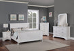 Vfvnco Queen Bed in White - Visions in Furniture (La Mirada, CA)