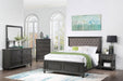 Vfvnco Eastern King Bed in Dark Grey - Visions in Furniture (La Mirada, CA)