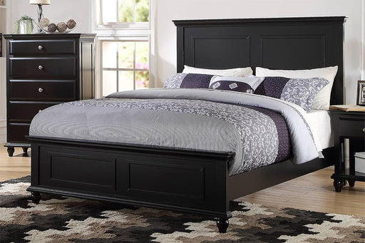 Vfvnco Queen Bed-Black in Black - Visions in Furniture (La Mirada, CA)