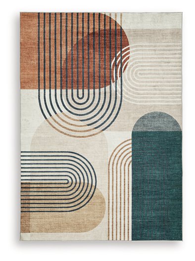 Farrendale Washable Area Rug - Visions in Furniture (La Mirada, CA)