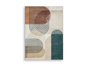 Farrendale Washable Area Rug - Visions in Furniture (La Mirada, CA)