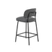 Blythe Gray Vegan Leather Counter Chair (2 Per Carton)