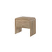 Mara One Drawer End Table / Bedside Table-Natural