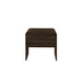 Mara One Drawer End Table / Bedside Table-Walnut