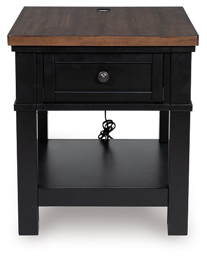 Wildenauer End Table - Visions in Furniture (La Mirada, CA)