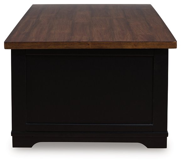 Wildenauer Lift-Top Coffee Table - Visions in Furniture (La Mirada, CA)