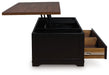 Wildenauer Lift-Top Coffee Table - Visions in Furniture (La Mirada, CA)