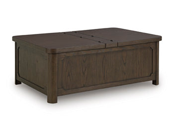Breckington Coffee Table With Storage - Visions in Furniture (La Mirada, CA)