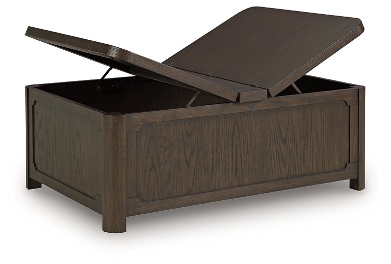 Breckington Coffee Table With Storage - Visions in Furniture (La Mirada, CA)