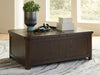 Breckington Coffee Table With Storage - Visions in Furniture (La Mirada, CA)