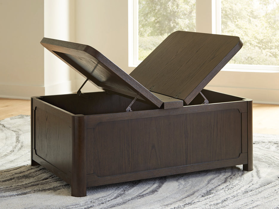 Breckington Coffee Table With Storage - Visions in Furniture (La Mirada, CA)