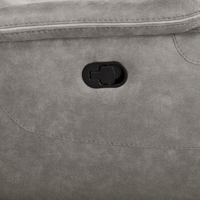 Kamari Laf Console Loveseat W/Dual Recliner-Gray