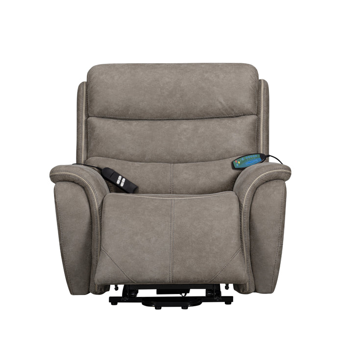 Kamari Power Lift Recliner W/ Heat & Massage-Gray