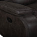 Brookings Sofa W/Dual Recliner-Charcoal