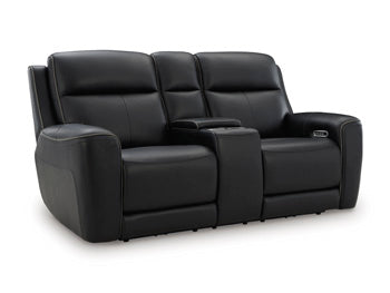 5Z-Relaxation Power Reclining Loveseat with Console - Visions in Furniture (La Mirada, CA)