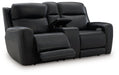 5Z-Relaxation Power Reclining Loveseat with Console - Visions in Furniture (La Mirada, CA)