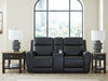 5Z-Relaxation Power Reclining Loveseat with Console - Visions in Furniture (La Mirada, CA)