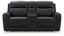 5Z-Relaxation Power Reclining Loveseat with Console - Visions in Furniture (La Mirada, CA)
