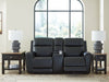 5Z-Relaxation Power Reclining Loveseat with Console - Visions in Furniture (La Mirada, CA)