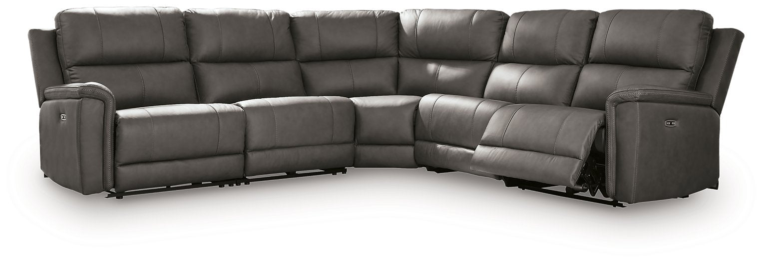 Bleckley Power Reclining Sectional - Visions in Furniture (La Mirada, CA)