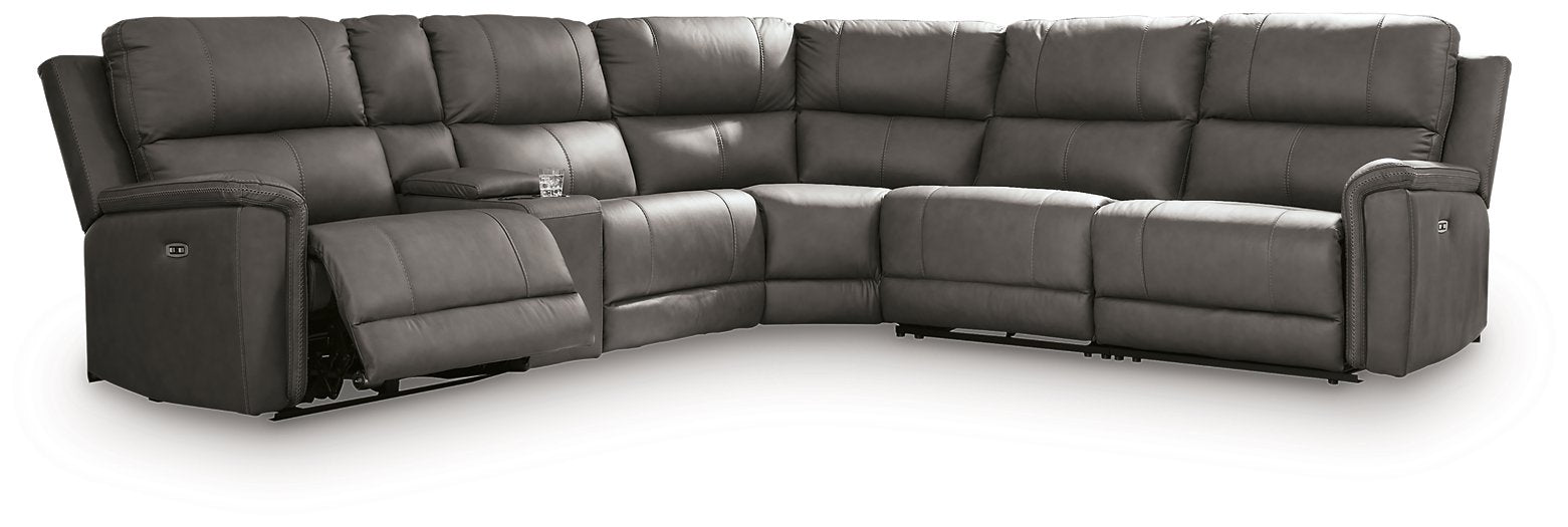 Bleckley Power Reclining Sectional - Visions in Furniture (La Mirada, CA)