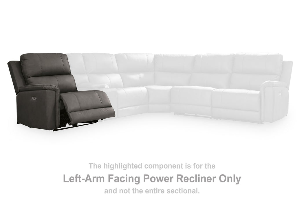 Bleckley Power Reclining Sectional - Visions in Furniture (La Mirada, CA)
