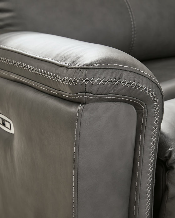 Bleckley Power Reclining Sectional - Visions in Furniture (La Mirada, CA)