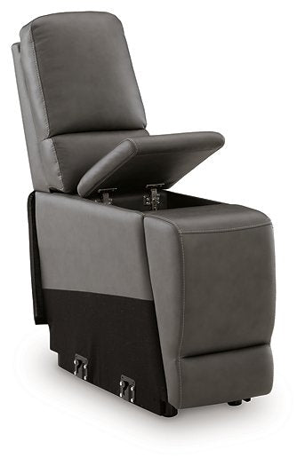 5Z - Pittson Power Reclining Sectional - Visions in Furniture (La Mirada, CA)