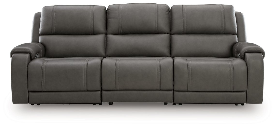 5Z - Pittson Power Sectional Reclining Sofa - Visions in Furniture (La Mirada, CA)