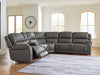 5Z - Pittson Power Reclining Sectional - Visions in Furniture (La Mirada, CA)