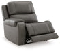 5Z - Pittson Power Reclining Sectional Loveseat - Visions in Furniture (La Mirada, CA)