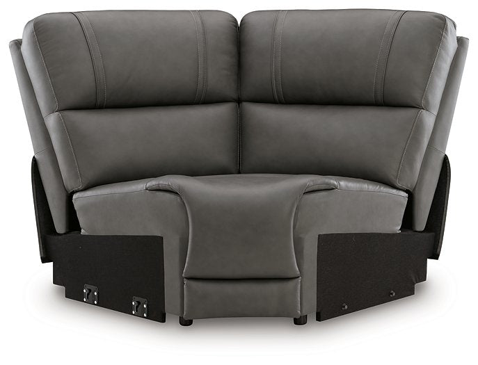 5Z - Pittson Power Reclining Sectional - Visions in Furniture (La Mirada, CA)