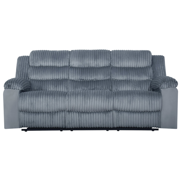Willow Sofa W/Dual Recliner-Gray