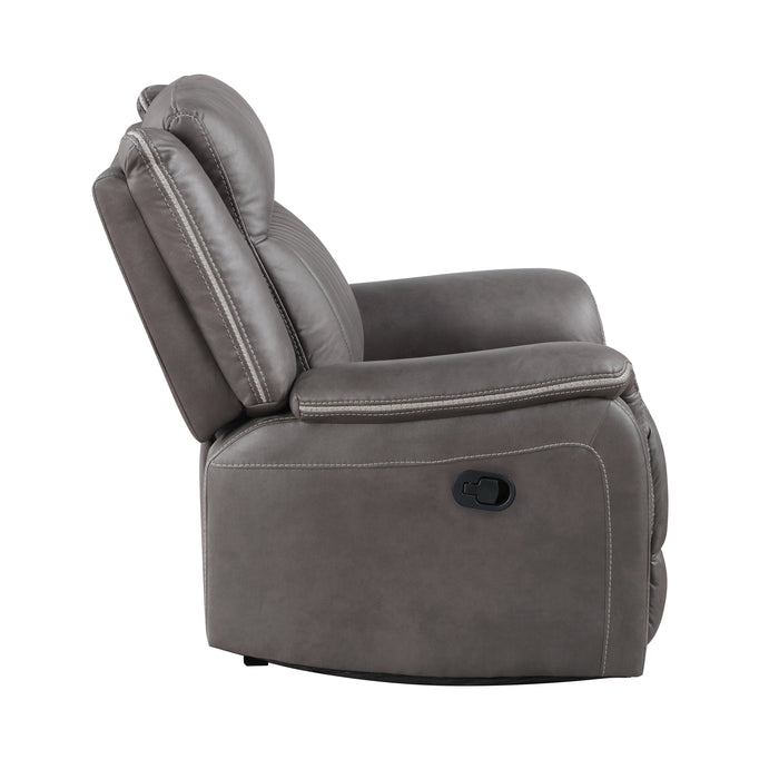 Enzo Glider Recliner- Gray