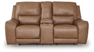 DeepWakes Power Reclining Loveseat with Console - Visions in Furniture (La Mirada, CA)