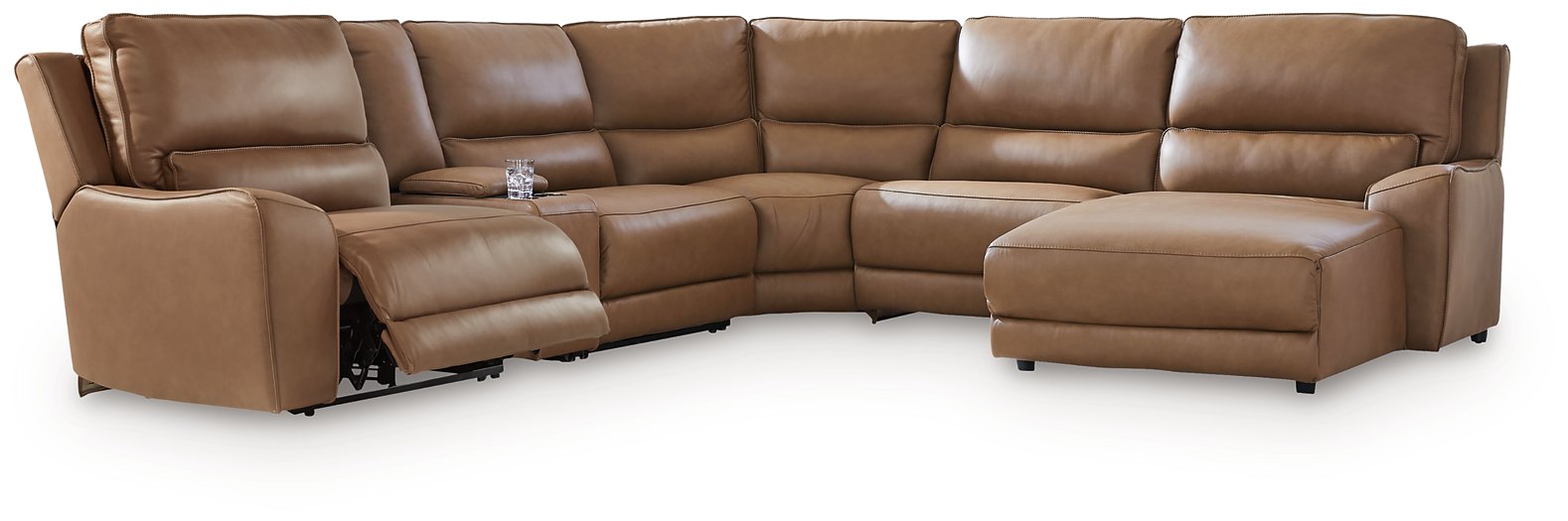 DeepWakes Power Reclining Sectional with Chaise - Visions in Furniture (La Mirada, CA)