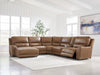 DeepWakes Power Reclining Sectional with Chaise - Visions in Furniture (La Mirada, CA)