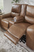 DeepWakes Power Reclining Loveseat with Console - Visions in Furniture (La Mirada, CA)