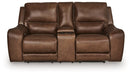 DeepWakes Power Reclining Loveseat with Console - Visions in Furniture (La Mirada, CA)