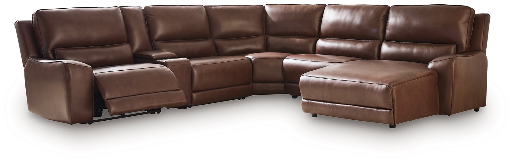 DeepWakes Power Reclining Sectional with Chaise - Visions in Furniture (La Mirada, CA)