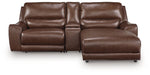 DeepWakes Power Reclining Sectional with Chaise - Visions in Furniture (La Mirada, CA)